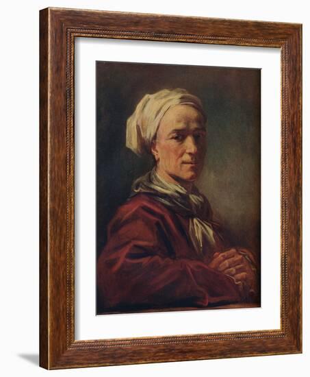 'Portrait of a Man', c18th century-Jean-Honore Fragonard-Framed Giclee Print