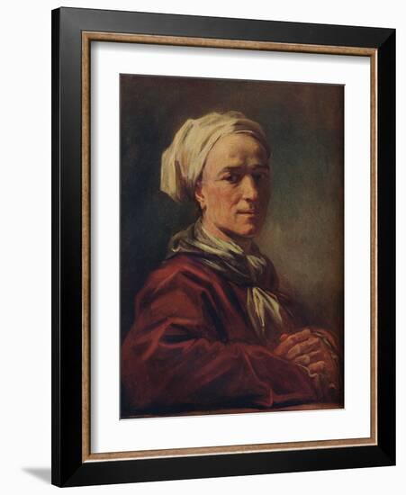 'Portrait of a Man', c18th century-Jean-Honore Fragonard-Framed Giclee Print