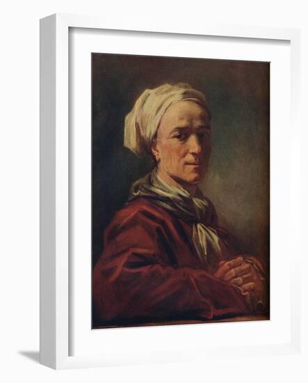 'Portrait of a Man', c18th century-Jean-Honore Fragonard-Framed Giclee Print