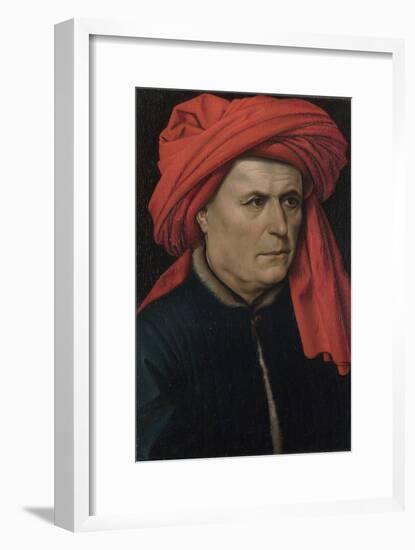 Portrait of a Man, Ca 1435-Robert Campin-Framed Giclee Print