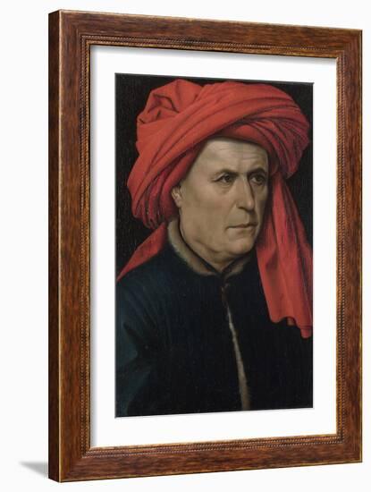 Portrait of a Man, Ca 1435-Robert Campin-Framed Giclee Print