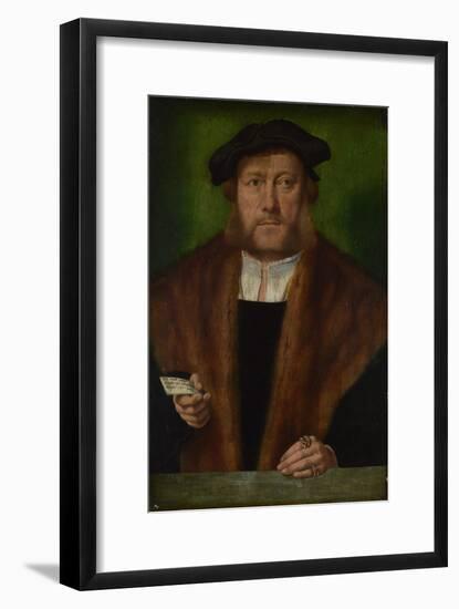 Portrait of a Man, Ca 1533-1534-Bartholomaeus Bruyn-Framed Giclee Print