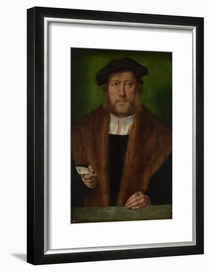 Portrait of a Man, Ca 1533-1534-Bartholomaeus Bruyn-Framed Giclee Print