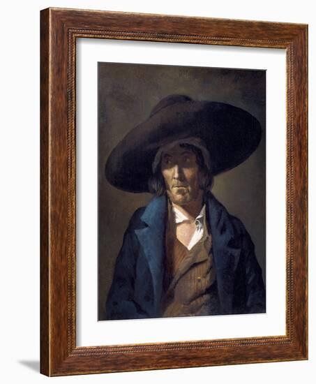 Portrait of a Man Called Le Vendeen-Théodore Géricault-Framed Art Print