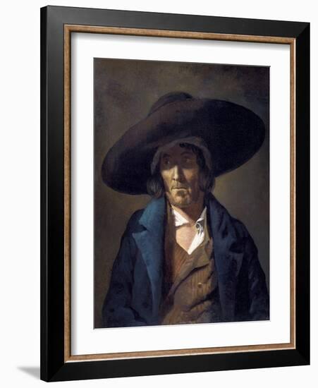 Portrait of a Man Called Le Vendeen-Théodore Géricault-Framed Art Print