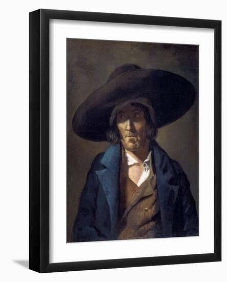 Portrait of a Man Called Le Vendeen-Théodore Géricault-Framed Art Print