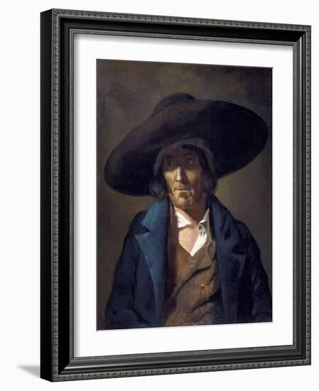 Portrait of a Man Called Le Vendeen-Théodore Géricault-Framed Art Print