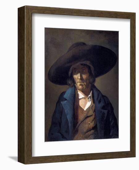 Portrait of a Man Called Le Vendeen-Théodore Géricault-Framed Art Print