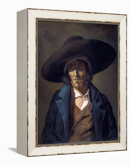 Portrait of a Man Called Le Vendeen-Théodore Géricault-Framed Stretched Canvas