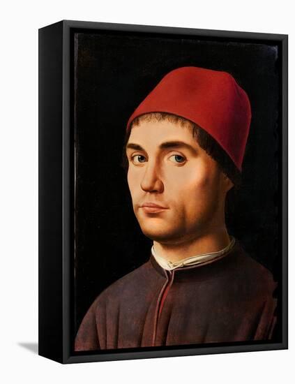 Portrait of a Man, circa 1475-Antonello da Messina-Framed Premier Image Canvas