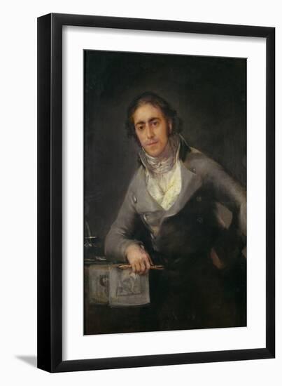 Portrait of a Man, Formerly Thought to Be Don Evaristo Perez De Castro (Oil on Canvas)-Francisco Jose de Goya y Lucientes-Framed Giclee Print