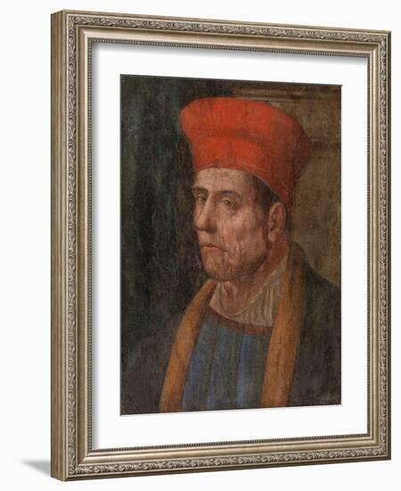 Portrait of a Man (Fresco)-Bernardino di Betto Pinturicchio-Framed Giclee Print