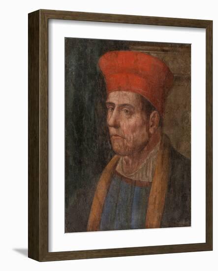 Portrait of a Man (Fresco)-Bernardino di Betto Pinturicchio-Framed Giclee Print