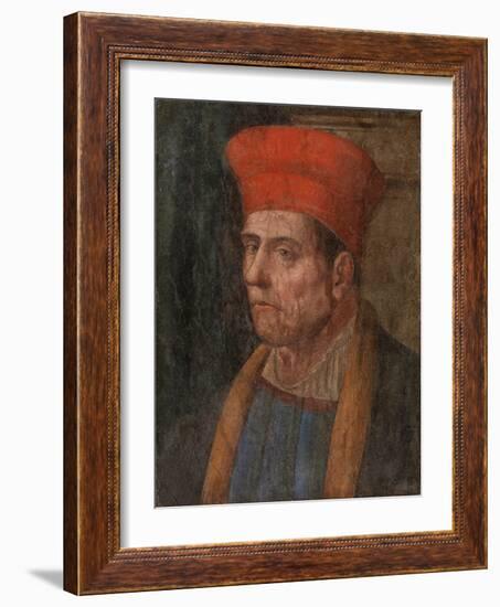 Portrait of a Man (Fresco)-Bernardino di Betto Pinturicchio-Framed Giclee Print