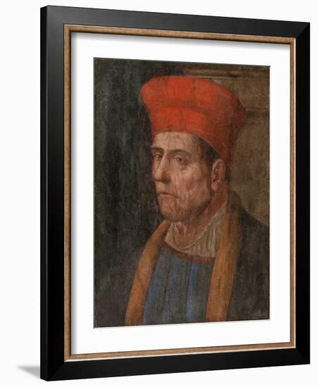 Portrait of a Man (Fresco)-Bernardino di Betto Pinturicchio-Framed Giclee Print