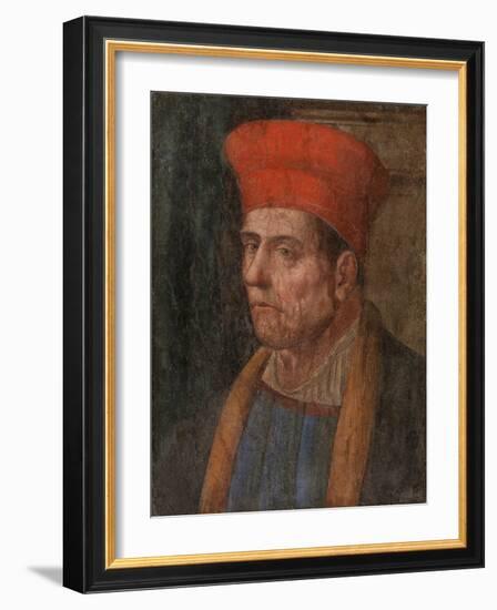 Portrait of a Man (Fresco)-Bernardino di Betto Pinturicchio-Framed Giclee Print