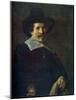 Portrait of a Man Holding Gloves, C1645-Frans Hals-Mounted Giclee Print
