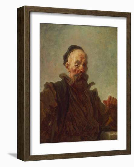 Portrait of a Man in Spanish Costume, 1768-70-Jean-Honore Fragonard-Framed Giclee Print