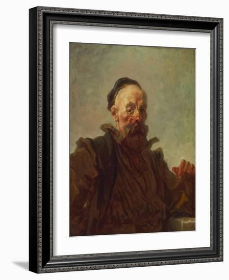 Portrait of a Man in Spanish Costume, 1768-70-Jean-Honore Fragonard-Framed Giclee Print