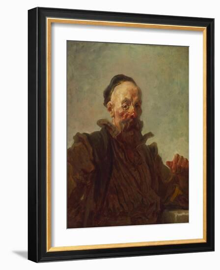 Portrait of a Man in Spanish Costume, 1768-70-Jean-Honore Fragonard-Framed Giclee Print