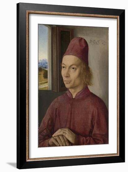 Portrait of a Man (Jan Van Winckele), 1462-Dirk Bouts-Framed Giclee Print