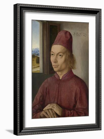 Portrait of a Man (Jan Van Winckele), 1462-Dirk Bouts-Framed Giclee Print