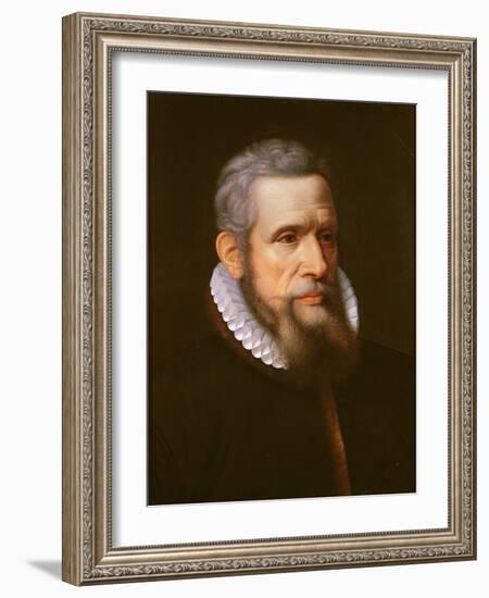 Portrait of a Man, known as Portrait of Pierre Charron (Oil on Canvas)-Frans II Pourbus-Framed Giclee Print