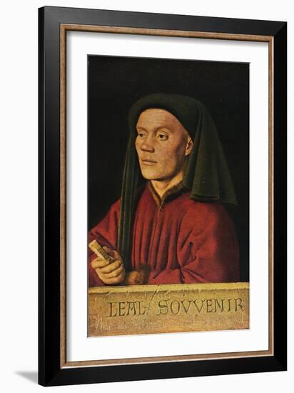 'Portrait of a Man ('Léal Souvenir')', 1432, (1909)-Jan Van Eyck-Framed Giclee Print