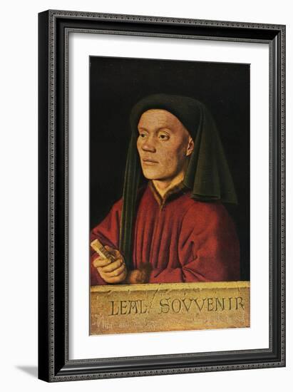 'Portrait of a Man ('Léal Souvenir')', 1432, (1909)-Jan Van Eyck-Framed Giclee Print