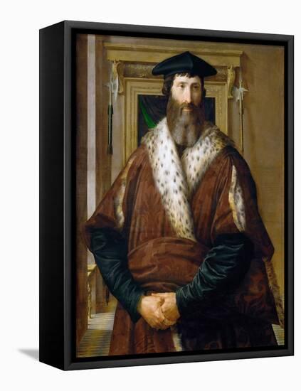 Portrait of a Man (Malatesta Baglion), C.1535-Parmigianino-Framed Premier Image Canvas