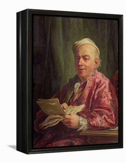 Portrait of a Man (Oil on Canvas)-Jean Bernard Restout-Framed Premier Image Canvas