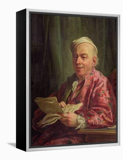 Portrait of a Man (Oil on Canvas)-Jean Bernard Restout-Framed Premier Image Canvas