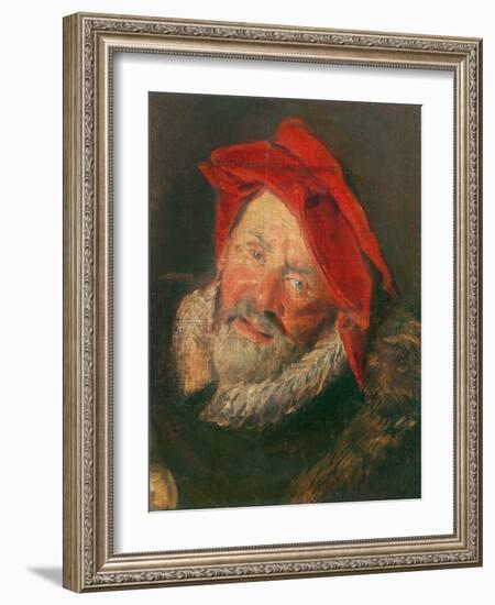 Portrait of a Man (Oil on Canvas)-Frans Hals-Framed Giclee Print
