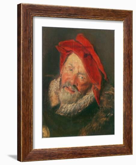 Portrait of a Man (Oil on Canvas)-Frans Hals-Framed Giclee Print