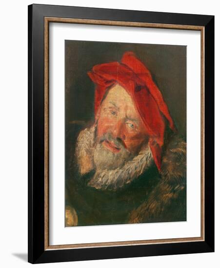 Portrait of a Man (Oil on Canvas)-Frans Hals-Framed Giclee Print