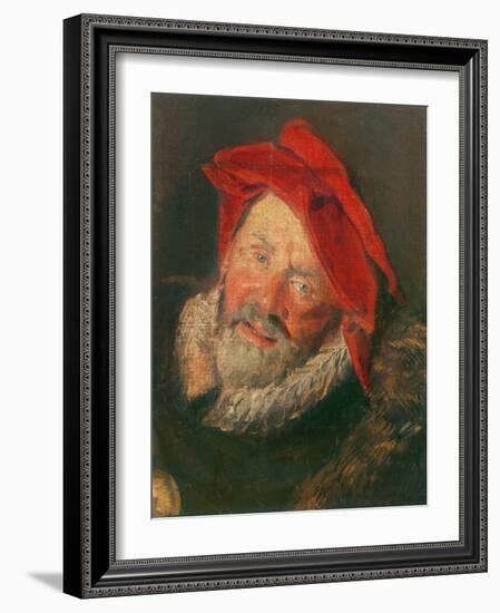 Portrait of a Man (Oil on Canvas)-Frans Hals-Framed Giclee Print