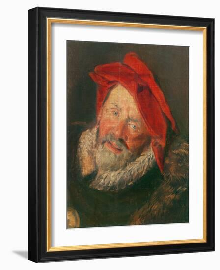 Portrait of a Man (Oil on Canvas)-Frans Hals-Framed Giclee Print