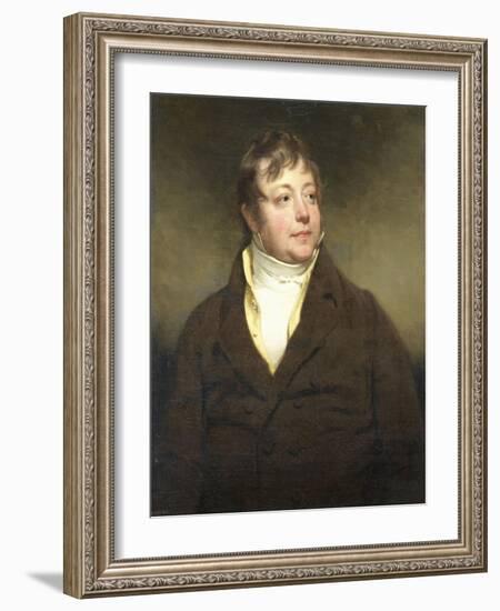 Portrait of a Man, Perhaps J.W. Beynen-Charles Howard Hodges-Framed Art Print