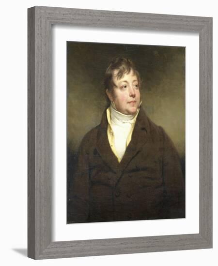 Portrait of a Man, Perhaps J.W. Beynen-Charles Howard Hodges-Framed Art Print