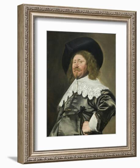 Portrait of a Man, Possibly Nicolaes Pietersz Duyst Van Voorhout (Born About 1600, Died 1650)-Frans Hals-Framed Art Print