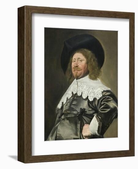 Portrait of a Man, Possibly Nicolaes Pietersz Duyst Van Voorhout (Born About 1600, Died 1650)-Frans Hals-Framed Art Print