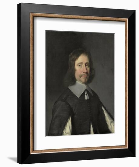 Portrait of a Man, Possibly Philippe De La Tremoille, Count of Olonne-Jean-Baptiste de Champaigne-Framed Art Print