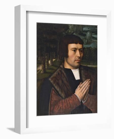 Portrait of a Man Praying-Ambrosius Benson-Framed Giclee Print