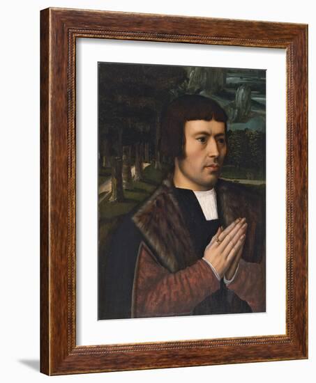 Portrait of a Man Praying-Ambrosius Benson-Framed Giclee Print