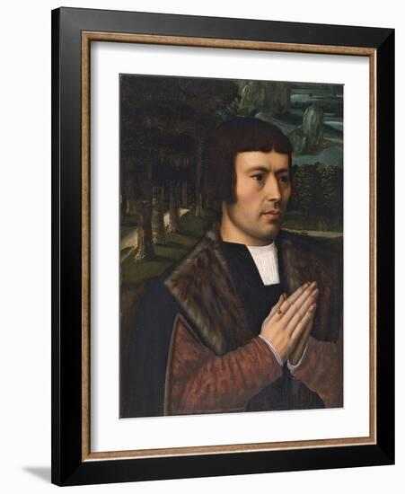 Portrait of a Man Praying-Ambrosius Benson-Framed Giclee Print