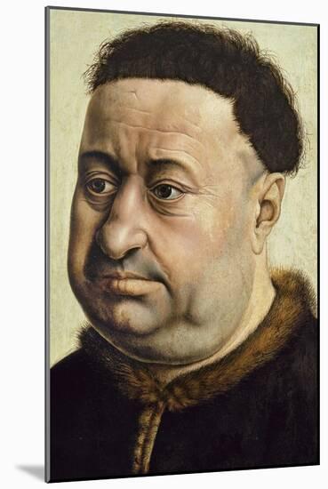 Portrait of a Man (Robert De Masmines), C.1425-Robert Campin-Mounted Giclee Print
