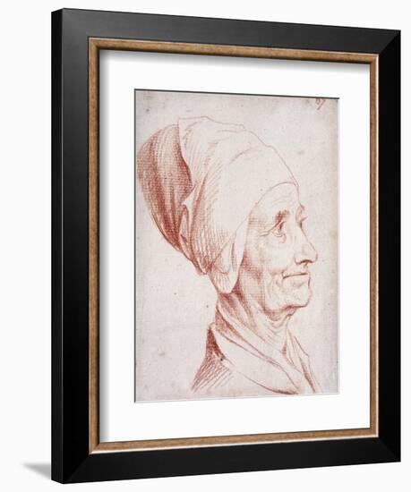 Portrait of a Man Said to Be Voltaire, Small Bust-Length, in Profile-Daniel Chodowiecki-Framed Giclee Print