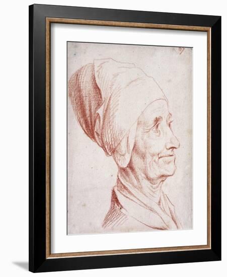 Portrait of a Man Said to Be Voltaire, Small Bust-Length, in Profile-Daniel Chodowiecki-Framed Giclee Print