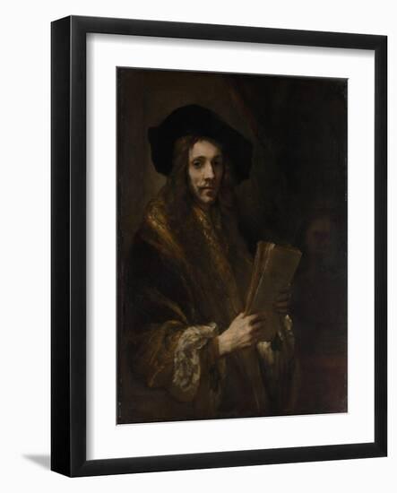 Portrait of a Man ("The Auctioneer"), c.1658-62-Rembrandt van Rijn-Framed Giclee Print