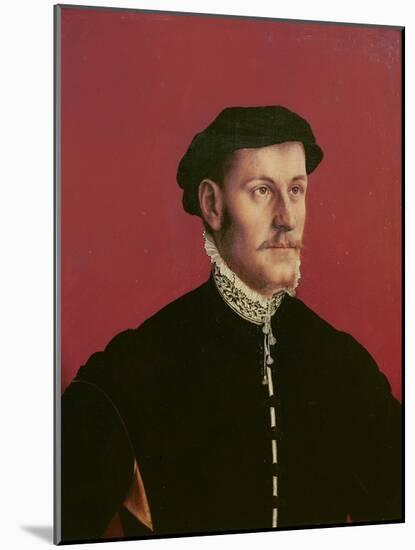 Portrait of a Man, Traditionally Identified as Sir Thomas More (1478-1535) (Oil on Canvas)-Hans Holbein the Younger-Mounted Giclee Print